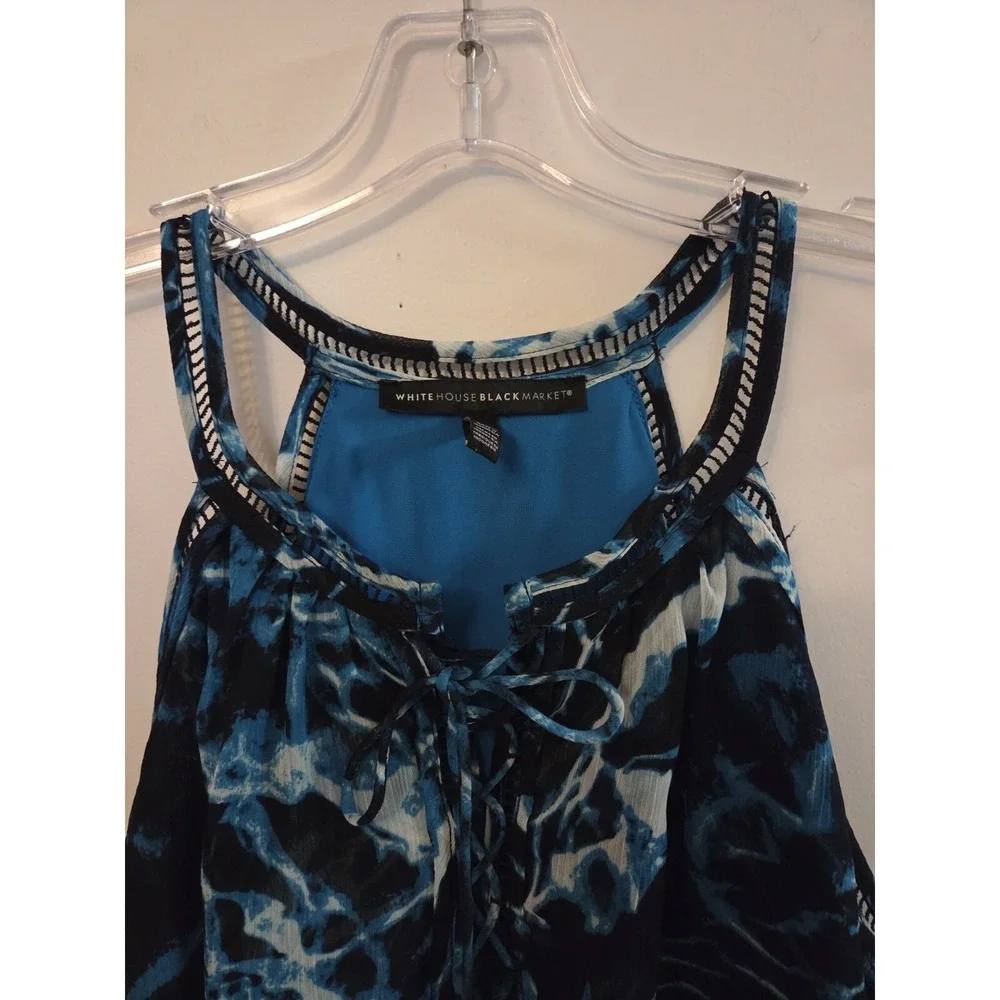 White House/Black Market sleeveless blouse-size 6 - Picture 1 of 6
